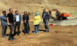 Hakkari’de Bağışlı Göleti inşaatında sona yaklaşılıyor