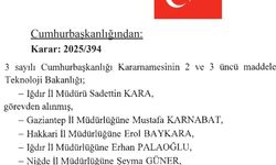 Hakkari İl Sanayi ve Teknoloji Müdürlüğüne Erol Baykara Atandı