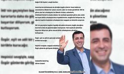 Selahattin Demirtaş: “Özgür ve Adil Bir Gelecek İçin Yanınızdayım”