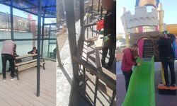 Hakkari’de Tahrip Edilen Parklar Yeniden Onarıldı