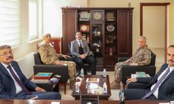 Vali Çelik’ten 1. Ağır Ceza Mahkemesi Başkanı Hamza Küskü’ye Taziye Ziyareti