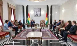 Mazlum Abdi ve İlham Ahmed, Mesud Barzani ile bir araya geldi