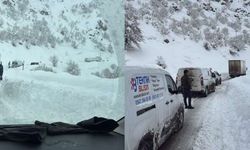 Şemdinli ve Yüksekova'da Yoğun Kar Yağışı, Yolları Kapattı