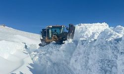 Hakkari'de 3 Metrelik Kar Duvarları Tünellere Dönüştü