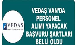VEDAŞ Hakkari’de Personel Alımı Yapacak