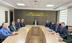 Hakkari’de Haftalık Eğitim Değerlendirme Toplantısı Yapıldı