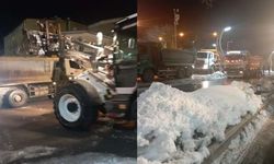 Hakkari Belediyesi Karla Mücadelede Vites Yükseltti