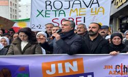 Yüksekova’da Rojava’ya Yönelik Saldırılara Protesto