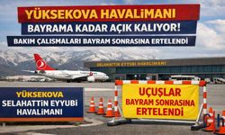 Yüksekova Selahattin Eyyubi Havalimanı’nda Kapanış Ertelendi