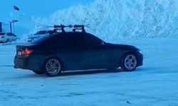 Hakkâri’de kayak merkezinde drift atan sürücüye ağır ceza
