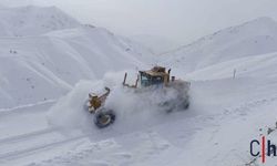Hakkari'de Karla Kapanan 295 Yoldan 294’ü Ulaşıma Açıldı