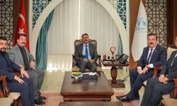 Kanaat Önderi Adıyaman'dan Vali Çelik’e ziyaret