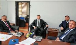 Vali Ali Çelik’ten Başmüfettiş Bozyel’e ziyaret