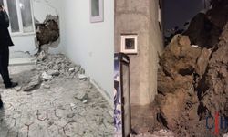 Hakkari'de Yoğun Yağış Kaya Düşmesini Tetikledi, Ev Büyük Hasar Gördü