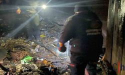 Korkutan yangın: Odunluk küle döndü!