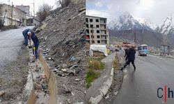 Hakkari’de Yağışlar Kanalları Tıkadı, Ekipler Harekete Geçti