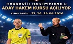 Hakkâri’de Hakemlik Fırsatı: Aday Hakem Kursu Başvuruları Başladı