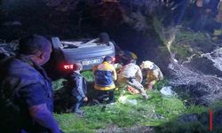 Otomobil Şarampole Yuvarlandı: Aynı Aileden 4 Yaralı
