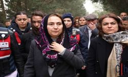 Figen Yüksekdağ ağabeyinin cenazesine katıldı