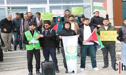 Hakkari Üniversitesi’nde Filistin İçin Basın Açıklaması