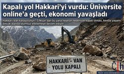 Kapalı yol Hakkari’yi vurdu: Üniversite online’a geçti, ekonomi yavaşladı