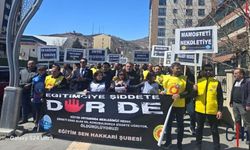 Hakkari'de Siverek’teki Saldırıya Eğitim Sen’den Tepki