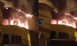 Hakkâri’de 3 Katlı Evde Yangın: Aile Son Anda Kurtuldu