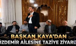 Başkan Zeydin Kaya’dan Özdemir Ailesine Taziye Ziyareti