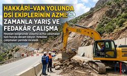 Hakkâri–Van Yolunda Mesai Gece Gündüz Sürüyor: DSİ Ekipleri Sahada