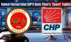 Hakkari Barosu’ndan CHP’li Deniz Yücel’e "Ziyaret" Tepkisi