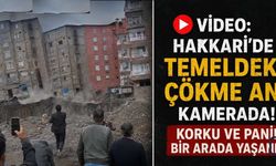 Hakkâri’de Toplum Sağlığı Merkezi İnşaatında Korkutan Çökme