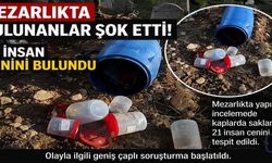 Şanlıurfa’da mezarlıkta bulunan çok sayıda insan ceniniyle ilgili soruşturma başlatıldı.