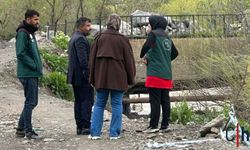 Hakkâri’de Dere Taştı, Yolda Çökme Meydana Geldi