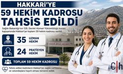 Sağlık Bakanlığı’ndan Hakkari’ye 35 Uzman, 24 Pratisyen Hekim