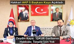 Zeydin Kaya: ‘İŞKUR Garibanın Hakkıdır, Torpile İzin Yok’