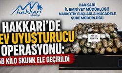 Hakkari’de Narkotik Operasyonu: Yaklaşık 59 Kilo Skunk Ele Geçirildi