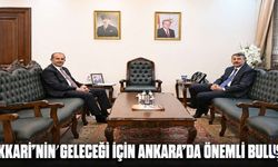 Vali Taşyapan’dan Ankara’da Hakkari Mesaisi: Ali Çelik ile Kritik Görüşme