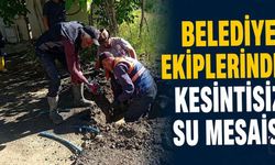 Hakkari’de Su Arızalarına Anında Müdahale