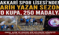Hakkâri Spor Lisesi’nden Tarihi Rekor: 70 Kupa, 250 Madalya