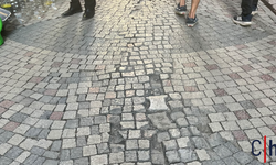 Atlılar Caddesinde; Yaşlı Kadın Yüzüstü Düştü