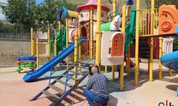 Şehit Çetin Deniz Parkı’nda Çalınan Oyun Grubu Merdiveni Yenilendi