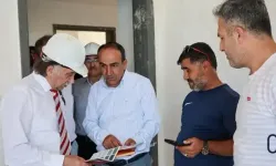 Rektör Gençcelep, Çölemerik Meslek Yüksekokulu İnşaatında İncelemelerde Bulundu