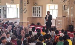 İl Müftüsü Hüseyin Okuş'tan Yaz Kur’an Kursu Öğrencilerine Ziyaret