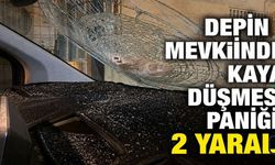 Hakkari'de Seyir Halindeki Aracın Üzerine Kaya Düştü, 2 Kişi Yaralandı