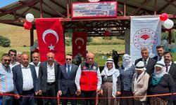 Çukurca Köyü'nde Berivanlara Modern Süt Sağım Alanı Hizmete Açıldı