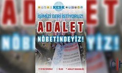 KESK'ten KHK İhraçları İçin Ankara'da Nöbet Eylemi