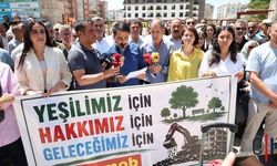 Kayyumun Van'da Park Alanına Yapı İddiasına Karşı Basın Açıklaması Düzenlendi