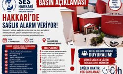 SES Hakkari: “Sağlık Alarm Veriyor” Basın Açıklamasına Davet