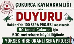 Çukurca'da 50 Seralık Hibe Projesi İçin Üreticilere Bilgilendirme Yapılacak