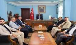 Başkan Kaya’dan Kaymakam Erdoğan’a Hayırlı Olsun Ziyareti